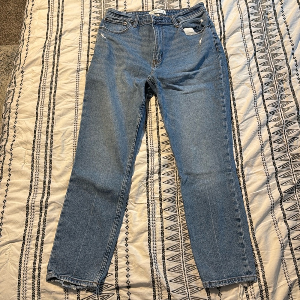 Abercrombie curve love the skinny high rise jeans